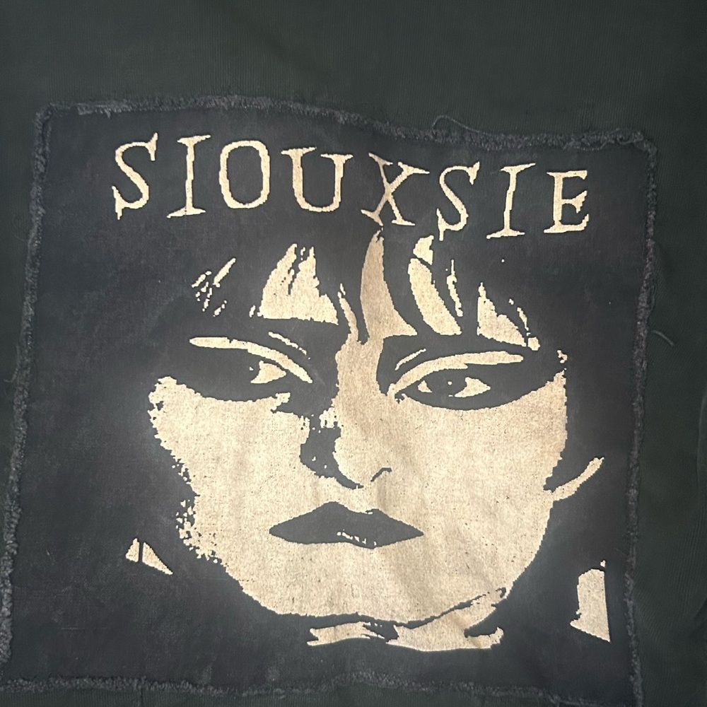Vintage German military SIOUXSIE SIOUX DIY jacket black punk goth - Picture 2 of 9